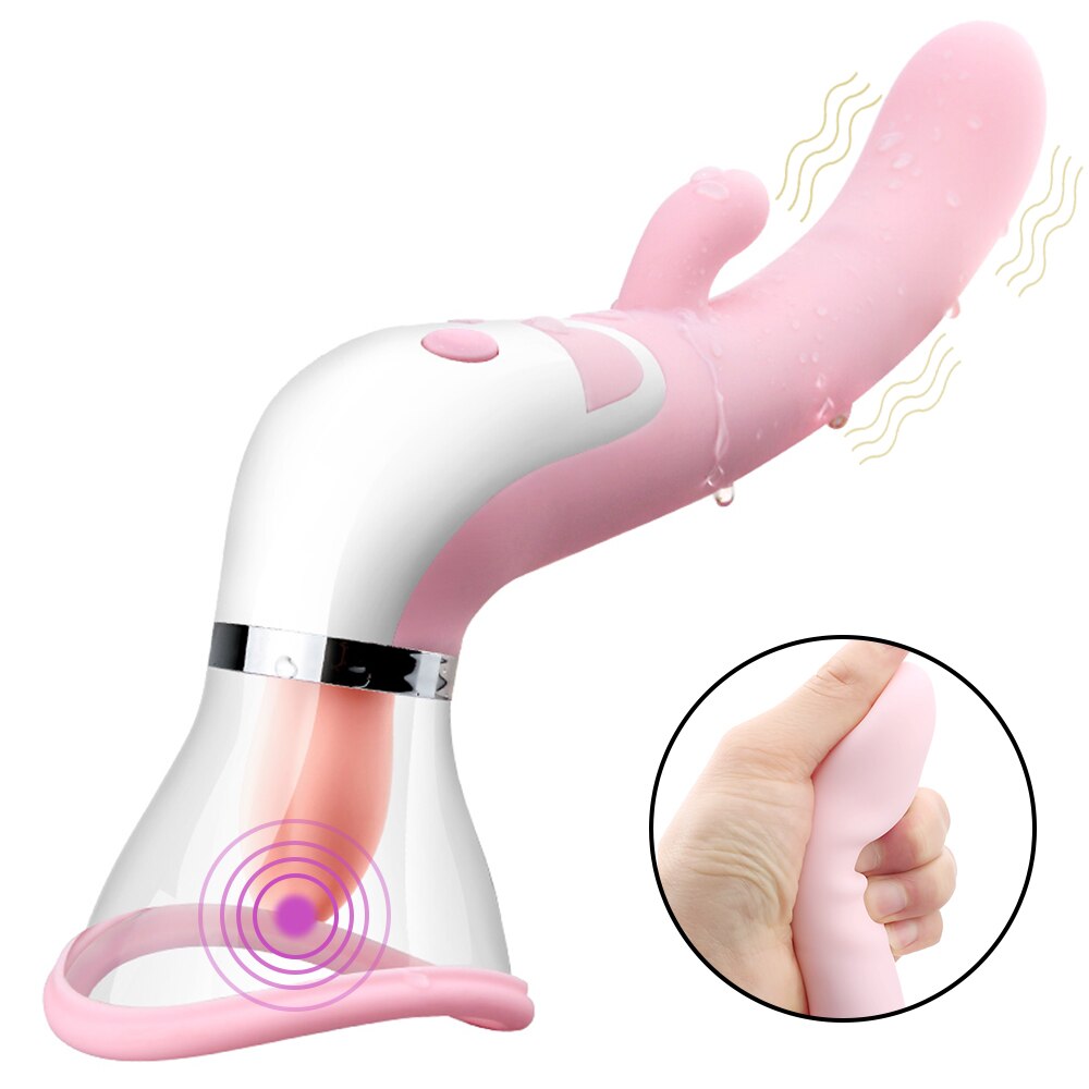 Heating Dildo Tongue Licking Vibrator Nipple Clitoris Sucker Stimulator Oral Sex Vibrating Vagina Masturbator Sex Toys for Women
